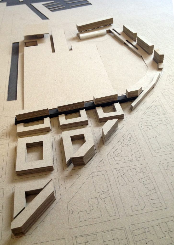 The new entrance of the city of Athens model 1